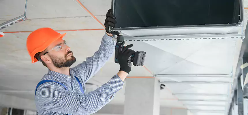 Roof Cap & Exterior Hood Lint Buildup Removal – Champaign